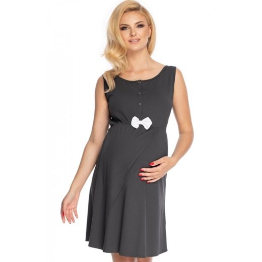 Ciążowa koszula nocna z kokardką 0179 ze sklepu intimiti.pl w kategorii Bielizna ciążowa - zdjęcie 187877706