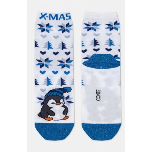 Conte Little Penguin skarpety świąteczne ze sklepu intimiti.pl w kategorii Skarpetki damskie - zdjęcie 187878317