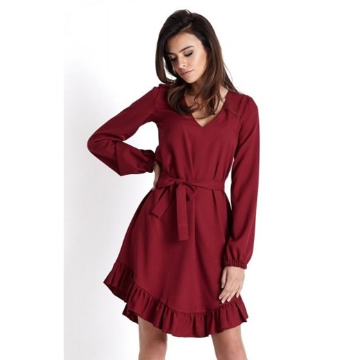 *Ivon Masha sukienka bordowa ze sklepu intimiti.pl w kategorii Sukienki - zdjęcie 187878745