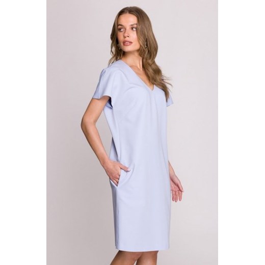 Stylove S392 sukienka o luźnym fasonie błękitna ze sklepu intimiti.pl w kategorii Sukienki - zdjęcie 187878925