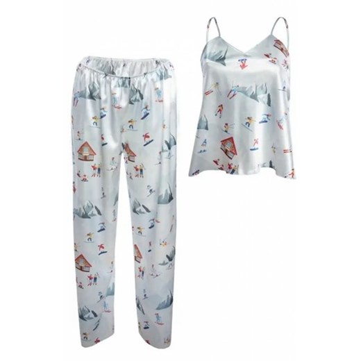 Dkaren Christmas satynowy komplet 015 ze sklepu intimiti.pl w kategorii Piżamy damskie - zdjęcie 187879179