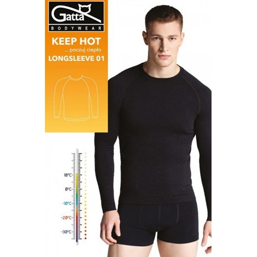 Gatta 43027 Keep Hot Longsleeve Men koszulka męska ze sklepu intimiti.pl w kategorii Piżamy męskie - zdjęcie 187879346