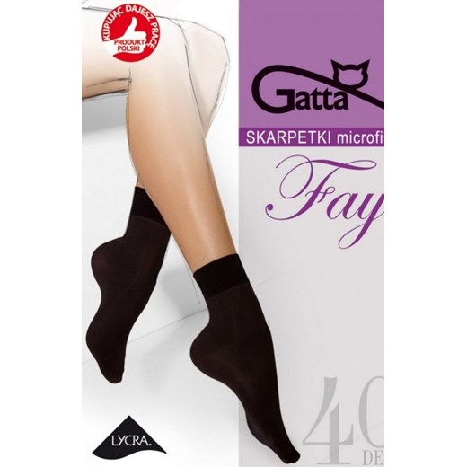 Gatta Fay Microfibra skarpetki ze sklepu intimiti.pl w kategorii Skarpetki damskie - zdjęcie 187879579