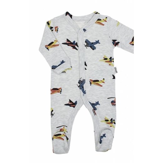 Bawełniany pajac w samoloty ze sklepu intimiti.pl w kategorii Pajacyki - zdjęcie 187879817