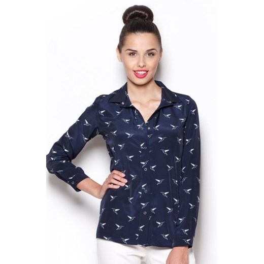 Figl M284 koszula granatowa ze sklepu intimiti.pl w kategorii Koszule damskie - zdjęcie 187880146