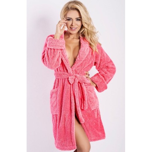 Dkaren Eliza szlafrok koralowy ze sklepu intimiti.pl w kategorii Szlafroki damskie - zdjęcie 187880229