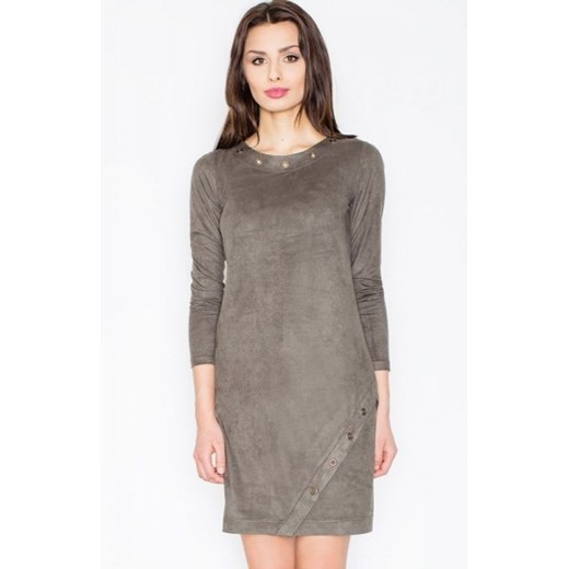 Figl M455 sukienka oliwkowa ze sklepu intimiti.pl w kategorii Sukienki - zdjęcie 187881598