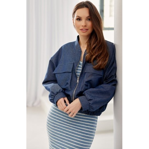 Kurtka bomberka z dużymi kieszeniami ze sklepu intimiti.pl w kategorii Kurtki damskie - zdjęcie 187881765