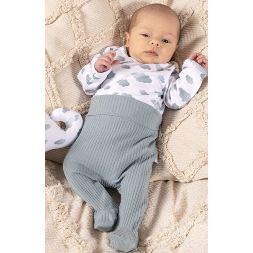 Kopertowe body dziecięce chmurki ze sklepu intimiti.pl w kategorii Body niemowlęce - zdjęcie 187882648