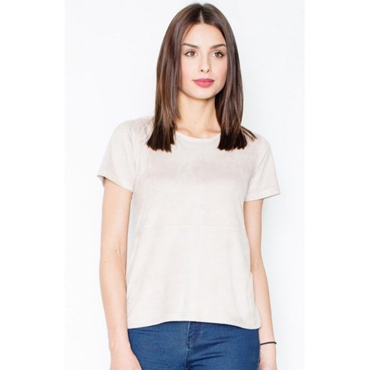Figl M458 bluzka beżowa ze sklepu intimiti.pl w kategorii Bluzki damskie - zdjęcie 187882868