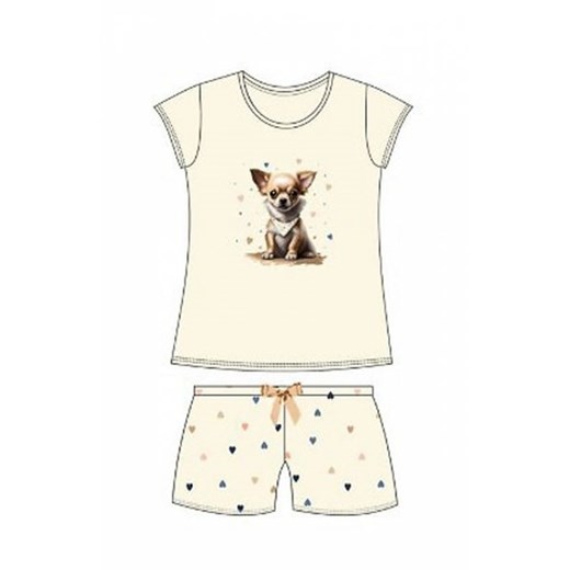 Cornette Kids Girl 787/108 Chihuahua piżama dziewczęca ze sklepu intimiti.pl w kategorii Piżamy dziecięce - zdjęcie 187882987
