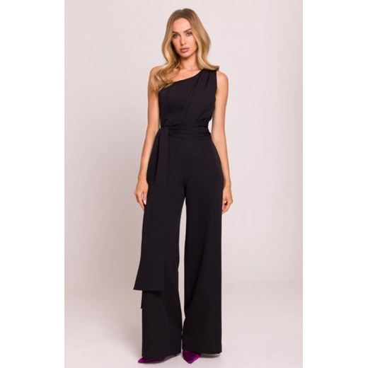 Moe kombinezon na jedno ramię czarny M845 ze sklepu intimiti.pl w kategorii Kombinezony damskie - zdjęcie 187888389