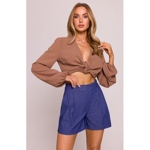 Moe szorty jeansowe niebieskie M860 ze sklepu intimiti.pl w kategorii Spodnie damskie - zdjęcie 187889127