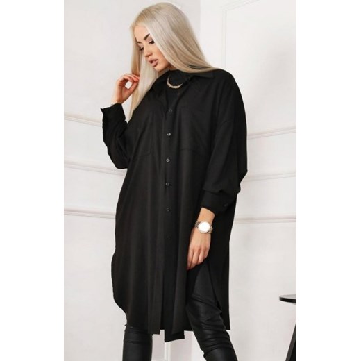 Długa czarna koszula damska ze sklepu intimiti.pl w kategorii Koszule damskie - zdjęcie 187889955