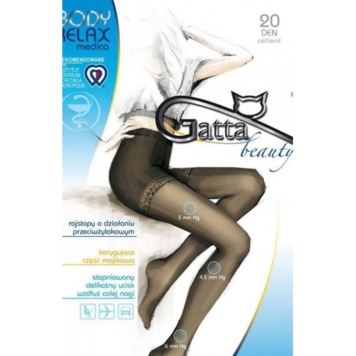 Gatta Rajstopy Body Relaxmedica 20 ze sklepu intimiti.pl w kategorii Rajstopy - zdjęcie 187890089