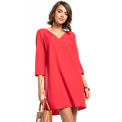 Tessita T322 oversizowa sukienka mini malinowa ze sklepu intimiti.pl w kategorii Sukienki - zdjęcie 187890405