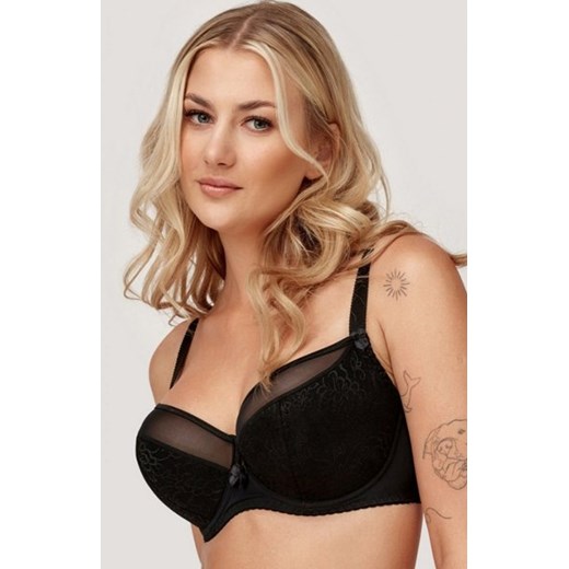 *Azal Vanessa biustonosz półusztywniany czarny ze sklepu intimiti.pl w kategorii Biustonosze - zdjęcie 187890529