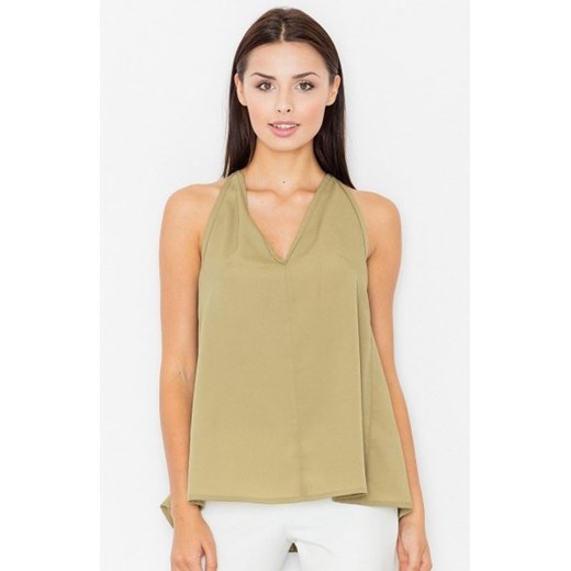 Figl M480 bluzka oliwkowa ze sklepu intimiti.pl w kategorii Bluzki damskie - zdjęcie 187890649