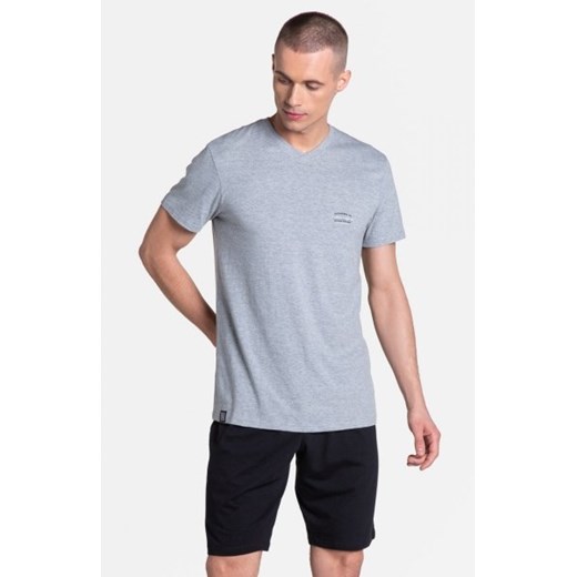 Henderson Duty 38881-90X piżama męska szaro-czarna ze sklepu intimiti.pl w kategorii Piżamy męskie - zdjęcie 187890686