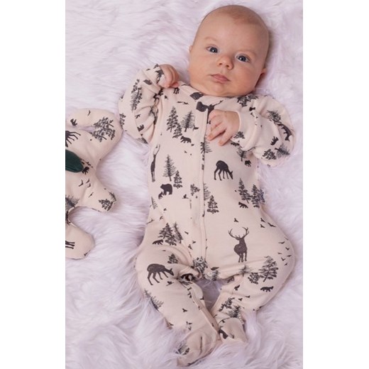 Bawełniany pajac niemowlęcy bambi ze sklepu intimiti.pl w kategorii Pajacyki - zdjęcie 187891036