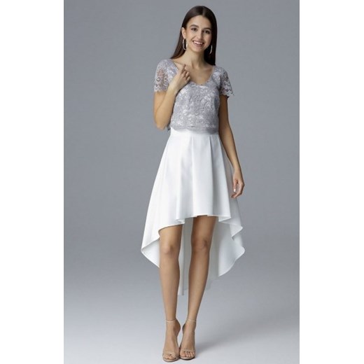 Figl M641 spódnica i top szary-ecru ze sklepu intimiti.pl w kategorii Sukienki - zdjęcie 187891276