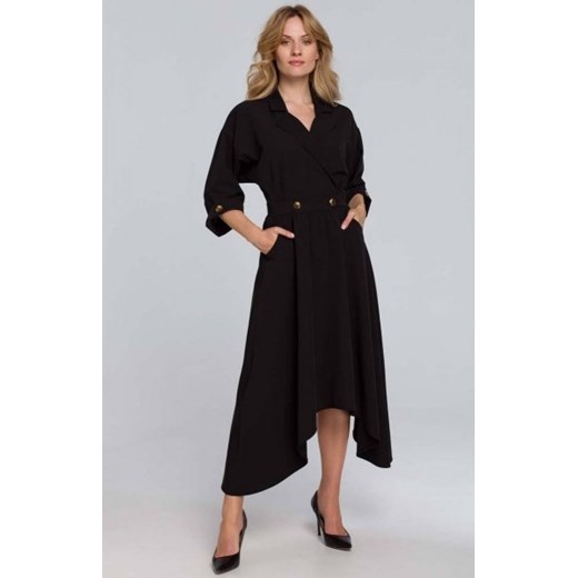 Asymetryczna długa sukienka K086 ze sklepu intimiti.pl w kategorii Sukienki - zdjęcie 187891419