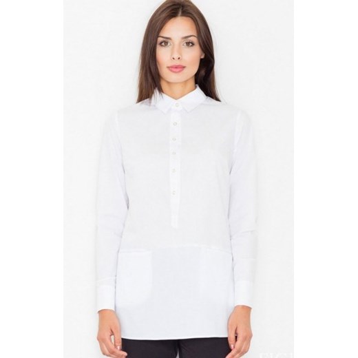 Figl M493 koszula biała ze sklepu intimiti.pl w kategorii Koszule damskie - zdjęcie 187891539