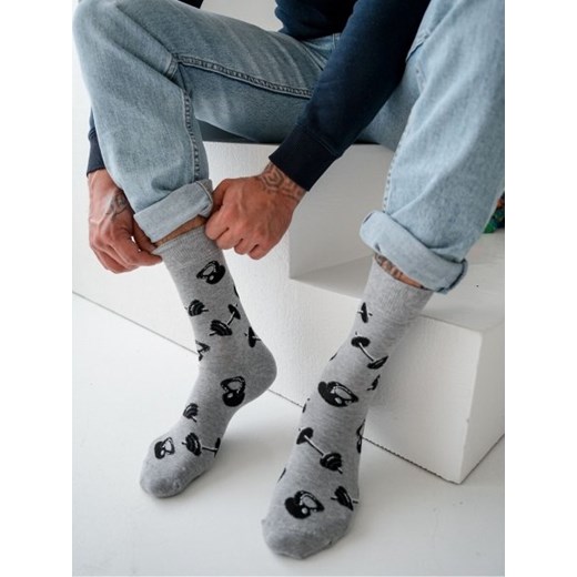 Milena 0125-110 Siłownia skarpety męskie ze sklepu intimiti.pl w kategorii Skarpetki męskie - zdjęcie 187891589