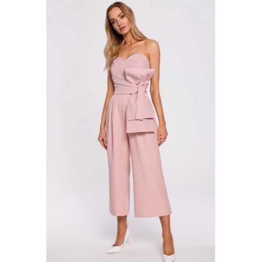 Gorsetowy kombinezon z kokardą M571 ze sklepu intimiti.pl w kategorii Kombinezony damskie - zdjęcie 187891777