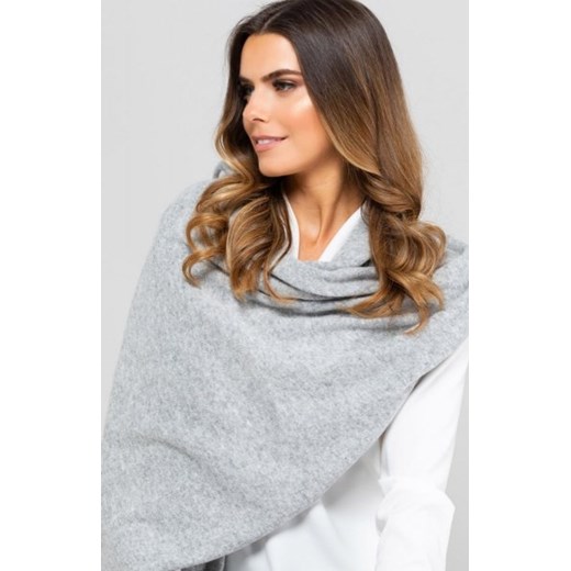 Kamea 01 szalik wełniany szary ze sklepu intimiti.pl w kategorii Szaliki i chusty damskie - zdjęcie 187891779