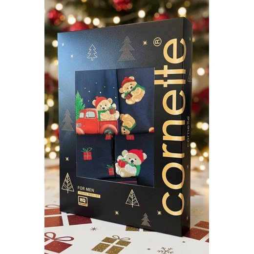 Cornette 913/01 A'6 świąteczny komplet męski ze sklepu intimiti.pl w kategorii Majtki męskie - zdjęcie 187892247
