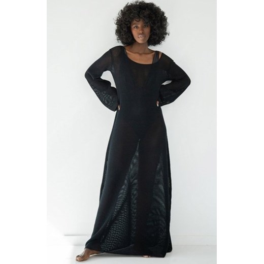Fobya F1870 długa ażurowa sukienka letnia ze sklepu intimiti.pl w kategorii Sukienki - zdjęcie 187892255