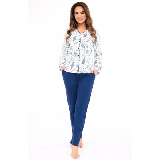 Cornette 682/445 Kristin piżama damska rozpinana ze sklepu intimiti.pl w kategorii Piżamy damskie - zdjęcie 187892448