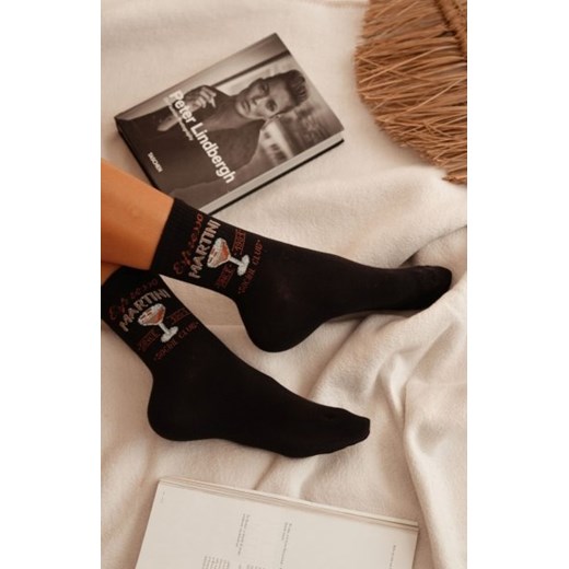 Milena Espresso Martini skarpety damskie ze sklepu intimiti.pl w kategorii Skarpetki damskie - zdjęcie 187892657