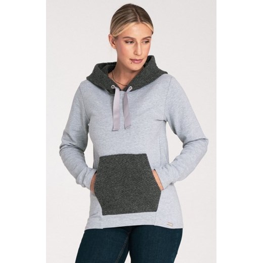 Figl M1045 szara bluza damska ze sklepu intimiti.pl w kategorii Bluzy damskie - zdjęcie 187892847