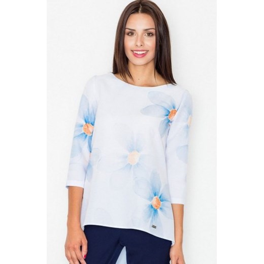 *Figl M505 bluzka w kwiatki ze sklepu intimiti.pl w kategorii Bluzki damskie - zdjęcie 187893238