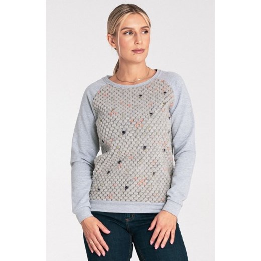 Figl M1046 szara bluza damska ze sklepu intimiti.pl w kategorii Bluzy damskie - zdjęcie 187893678