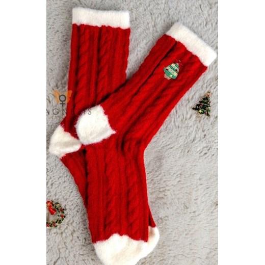 Magnetis YN5034 świąteczne skarpety damskie ze sklepu intimiti.pl w kategorii Skarpetki damskie - zdjęcie 187893926