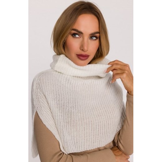 Moe komin damski biały M894 ze sklepu intimiti.pl w kategorii Szaliki i chusty damskie - zdjęcie 187893948