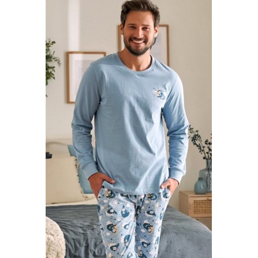 Piżama męska w leniwce 4511 ze sklepu intimiti.pl w kategorii Piżamy męskie - zdjęcie 187894306