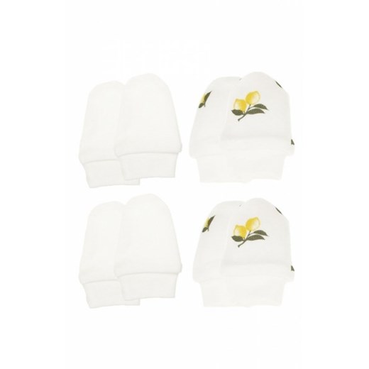 Rękawiczki niemowlęce niedrapki cytrynki 4-pak ze sklepu intimiti.pl w kategorii Rękawiczki dziecięce - zdjęcie 187894698