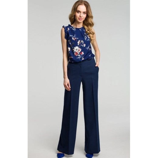 Moe M378 spodnie granatowe ze sklepu intimiti.pl w kategorii Spodnie damskie - zdjęcie 187894816