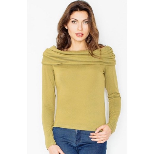Figl M469 bluzka oliwkowa ze sklepu intimiti.pl w kategorii Bluzki damskie - zdjęcie 187895206