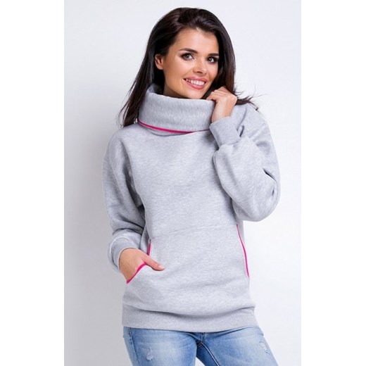 Awama A160 bluza szara ze sklepu intimiti.pl w kategorii Bluzy damskie - zdjęcie 187895435