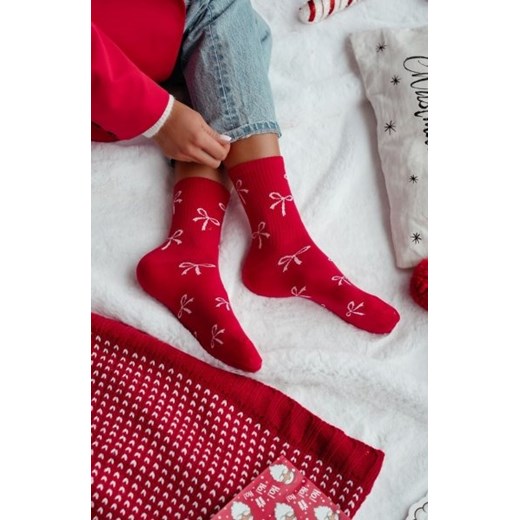 Milena 0200-198 Kokardki skarpety damskie ze sklepu intimiti.pl w kategorii Skarpetki damskie - zdjęcie 187895585