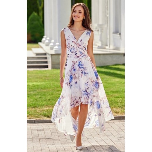 Roco sukienka z asymetrycznym przodem 401 U74 ze sklepu intimiti.pl w kategorii Sukienki - zdjęcie 187895659