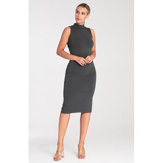 Figl M1031 szara sukienka damska ze sklepu intimiti.pl w kategorii Sukienki - zdjęcie 187895706