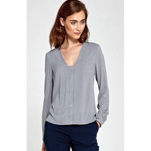 *Nife B80 bluzka szara ze sklepu intimiti.pl w kategorii Bluzki damskie - zdjęcie 187896198