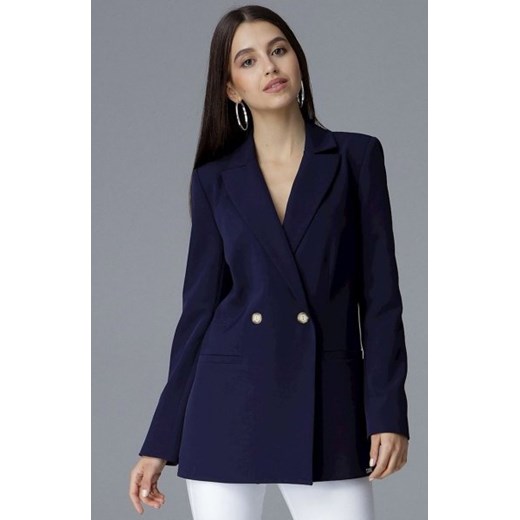 Figl M642 żakiet granatowy ze sklepu intimiti.pl w kategorii Marynarki damskie - zdjęcie 187897025