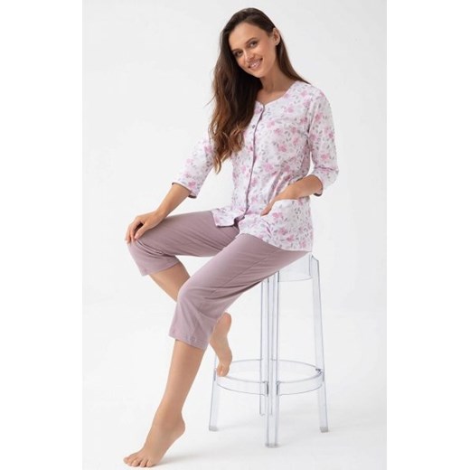 Luna 388 MAXI PLUS rozpinana piżama damska ze sklepu intimiti.pl w kategorii Piżamy damskie - zdjęcie 187897066